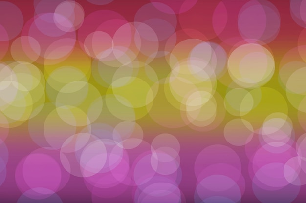 uno sfondo bokeh sfocato delle luci viola e gialle con una sfocatura dello sfondo