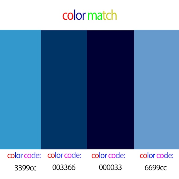 uno sfondo colorato blu e rosso con le parole colore su di esso