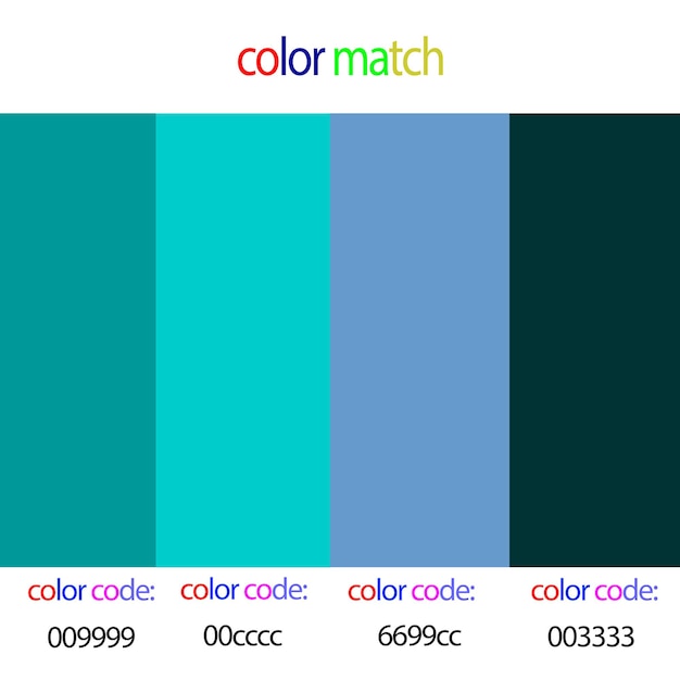 uno sfondo colorato con colori diversi e le parole corrispondono