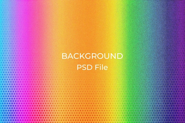 uno sfondo colorato con le parole retroilluminate su di esso