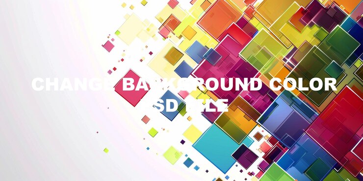 PSD uno sfondo colorato con quadrati di colori diversi