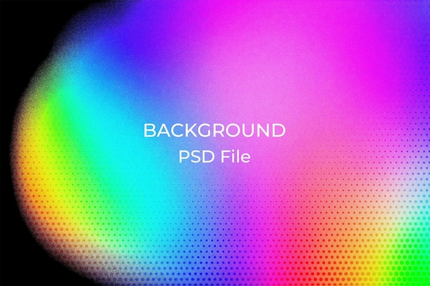 uno sfondo colorato con uno sfondo a colori dell'arcobaleno e le parole all'indietro