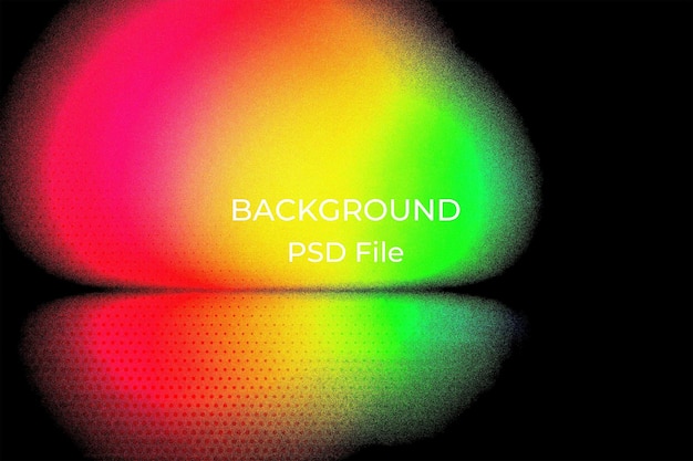 uno sfondo colorato con uno sfondo a colori dell'arcobaleno e una luce colorata