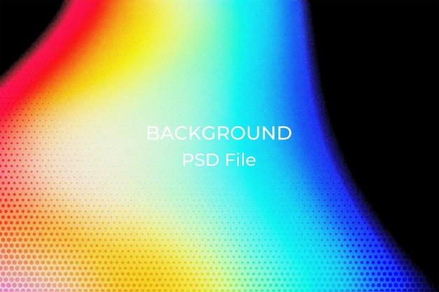 uno sfondo colorato con uno sfondo a colori dell'arcobaleno