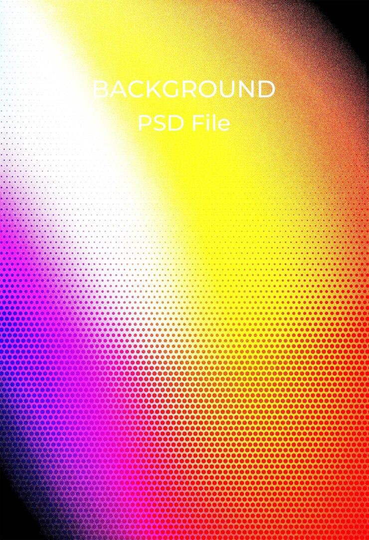 PSD uno sfondo colorato con uno sfondo colore con un bordo giallo e viola