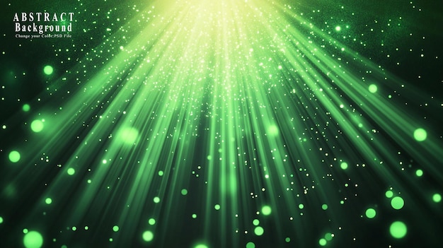 Uno sfondo di verde chiaro con piccole stelle e linee che creano un effetto elegante