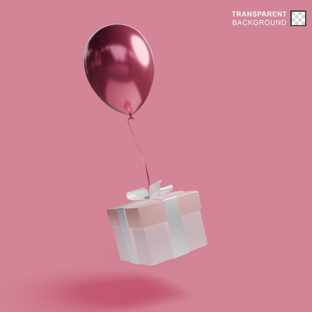 uno sfondo rosa con una bolla che galleggia dentro