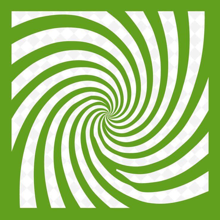 PSD uno sfondo verde con un logo a zigzag bianco