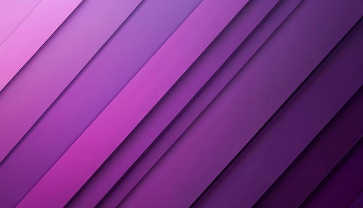 PSD uno sfondo viola con linee diagonali e un gradiente in stile minimalista