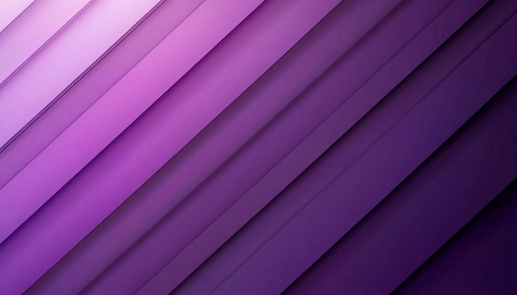 PSD uno sfondo viola con linee diagonali e un gradiente in stile minimalista