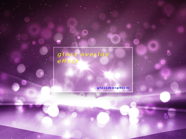 uno sfondo viola con un display di vetro che dice quote glass quot su di esso