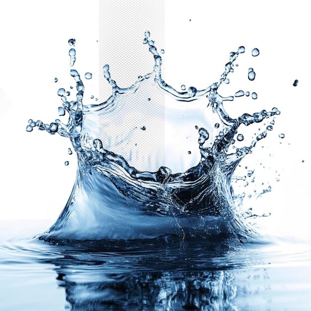 uno spruzzo d'acqua che spruzza nell'aria