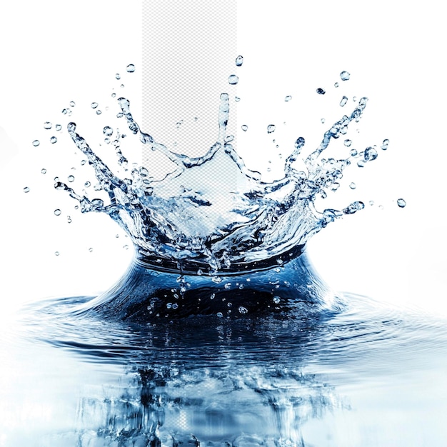uno spruzzo d'acqua che spruzza nell'aria
