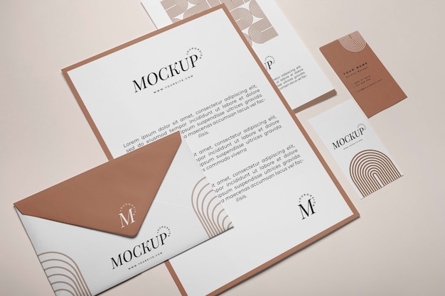 Untergesättigte Erdfarben-Mockup