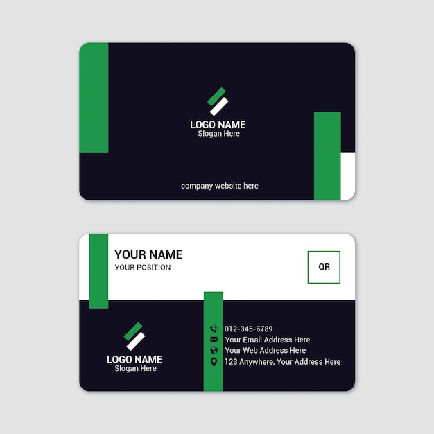 Unternehmens-Visitenkarten-Design