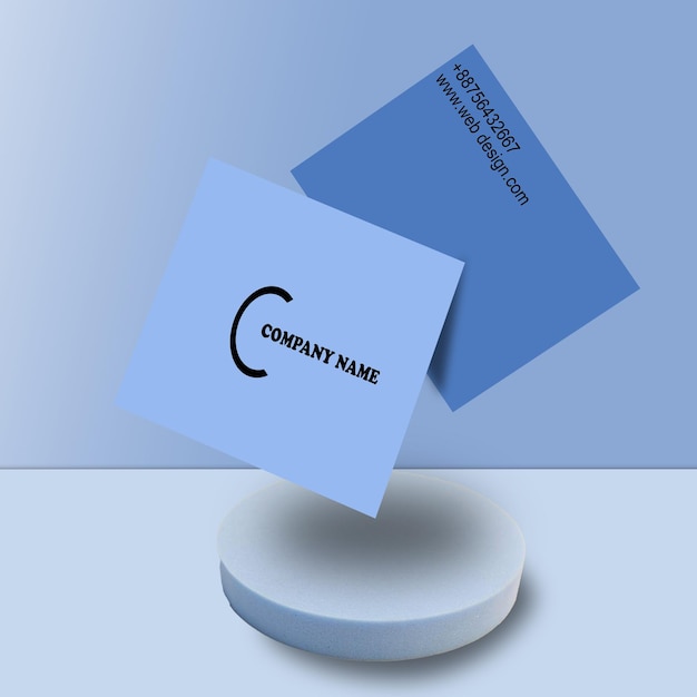 Unternehmens-Visitenkarten-Mockup-Design
