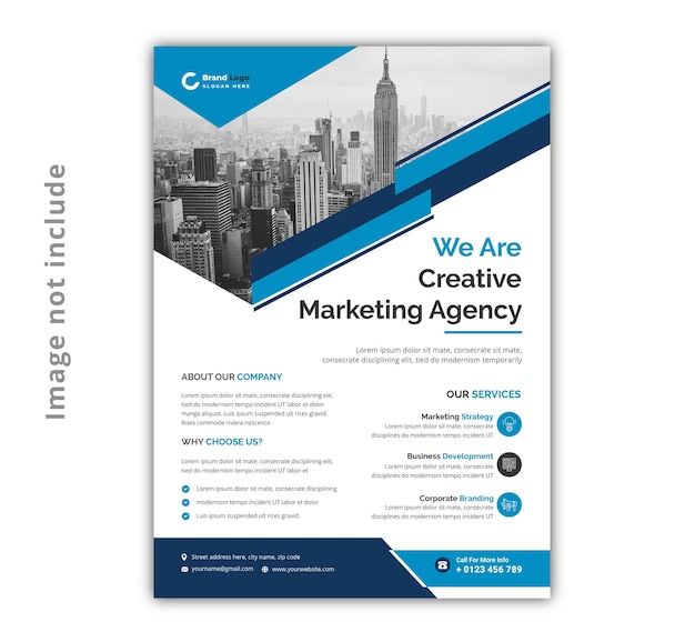 Unternehmensflyer