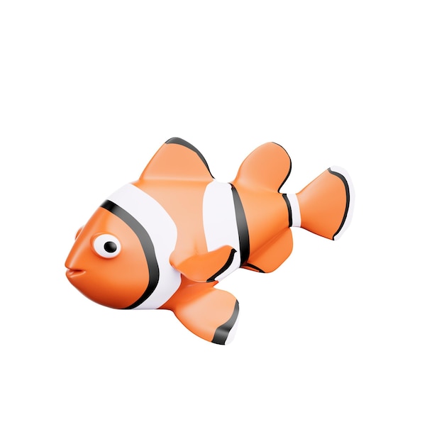 Unterwassertiere 3D-Illustration