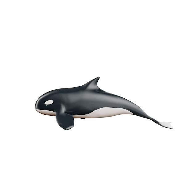 Unterwassertiere 3D-Illustration