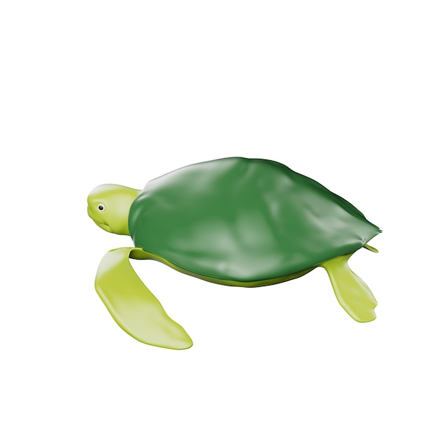 Unterwassertiere 3D-Illustration