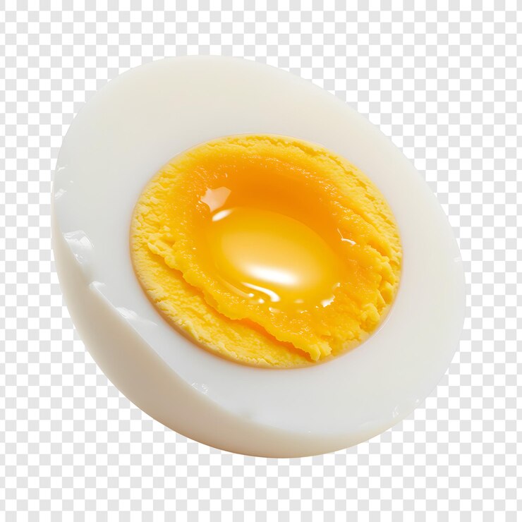 Uova perfettamente bollite da vicino