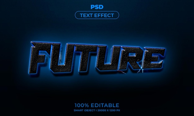 Upravitelný 3D textový efekt s pozadím