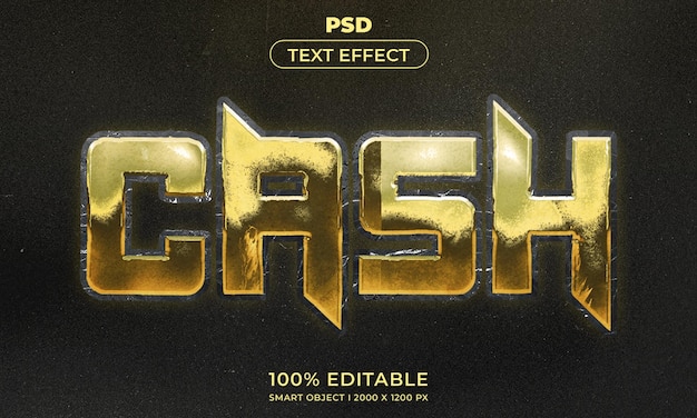Upravitelný 3D textový efekt s pozadím