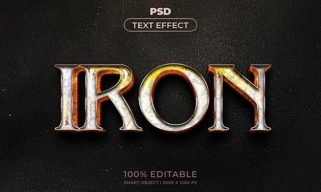 Upravitelný 3D textový efekt s pozadím