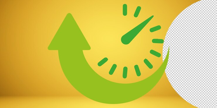 PSD uptime and downtime icon. trendy flat vector uptime and downtime icon on transparent background