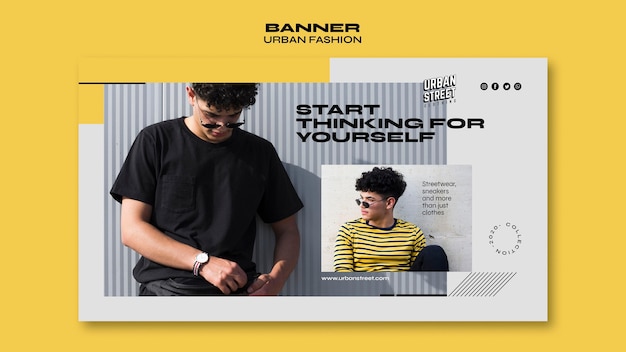 Urban Fashion Banner Vorlage