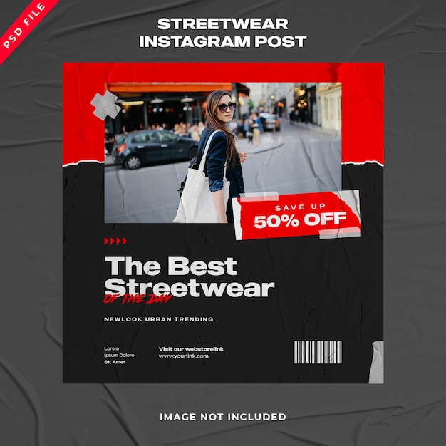 Urban Fashion Instagram Stories Social Media Post Collection