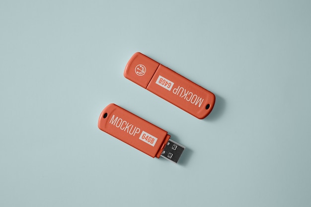 Usb-sticks mockup-design