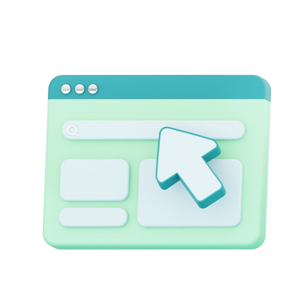User Interface Technology 3D Icon SaaS