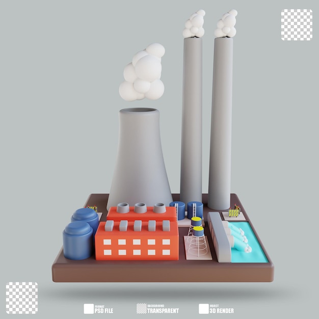 Usine d'illustrations 3D