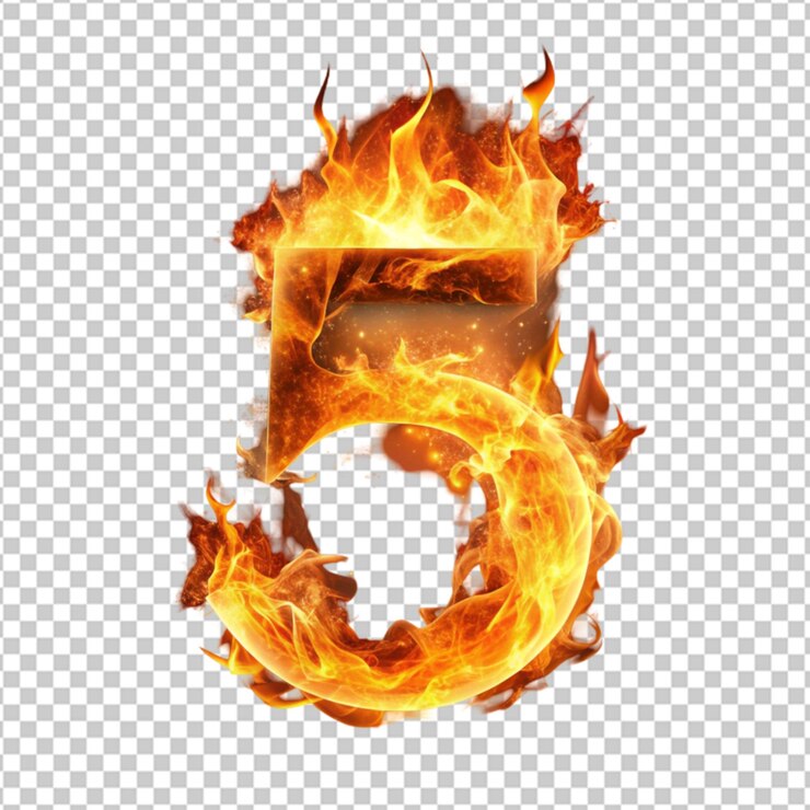 PSD usos creativos de los alfabetos de fuego en el arte
