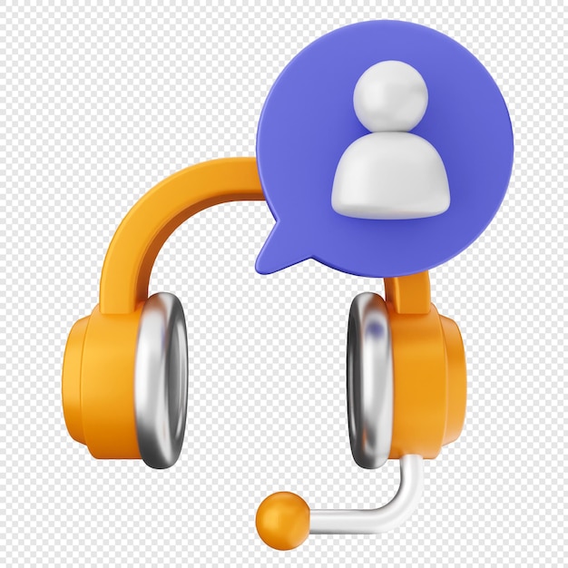 Utente del servizio del centro di supporto del helpdesk 3D