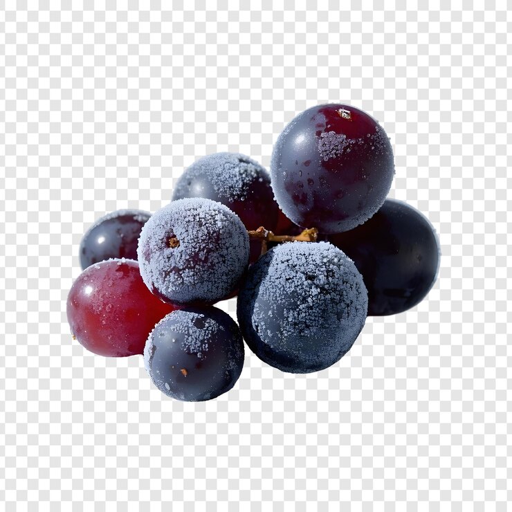 PSD uvas congeladas