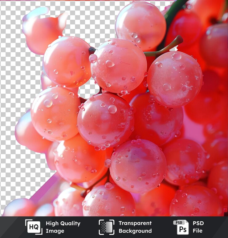 PSD uvas rojas psd transparentes de alta calidad uvas rojas png globos rojos y rosados