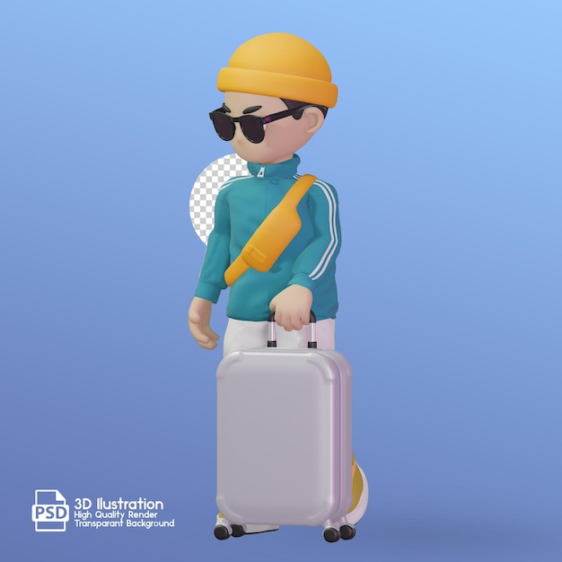 Unas vacaciones de personajes en 3d