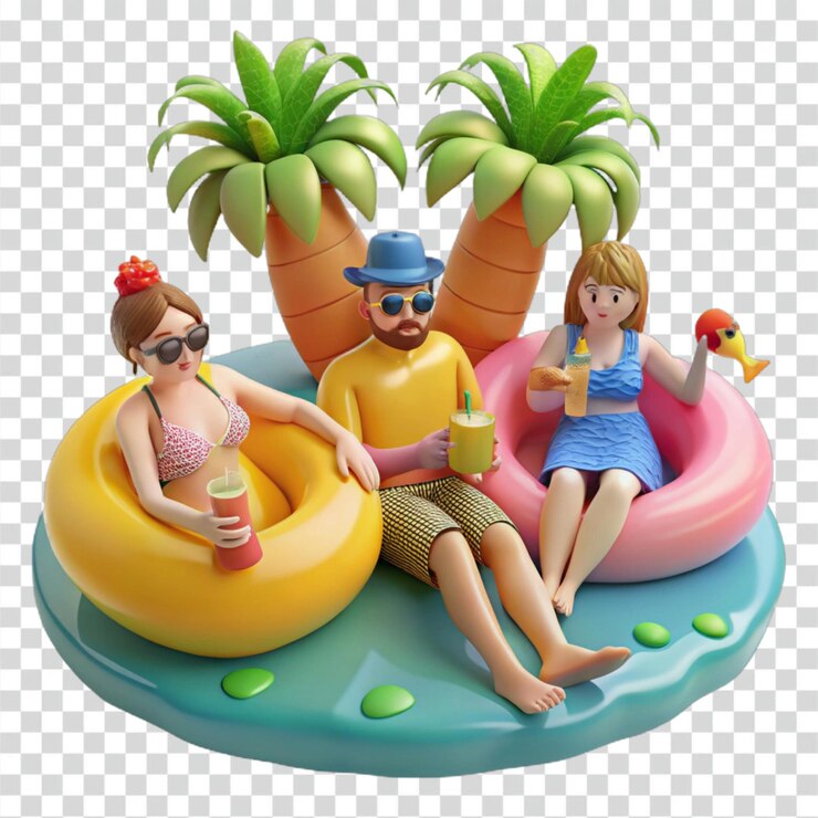 PSD las vacaciones de verano son divertidas