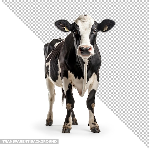 PSD vache psd isolée sans fond