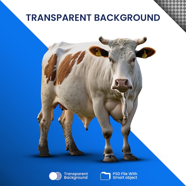 PSD vache transparente