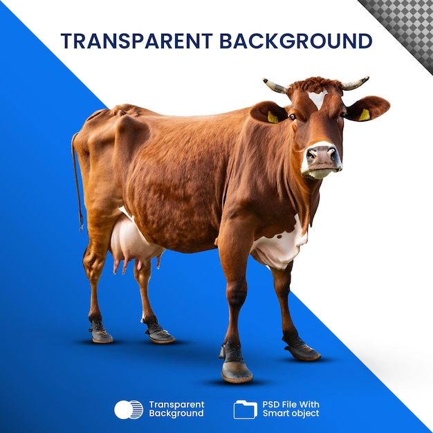 PSD vache transparente