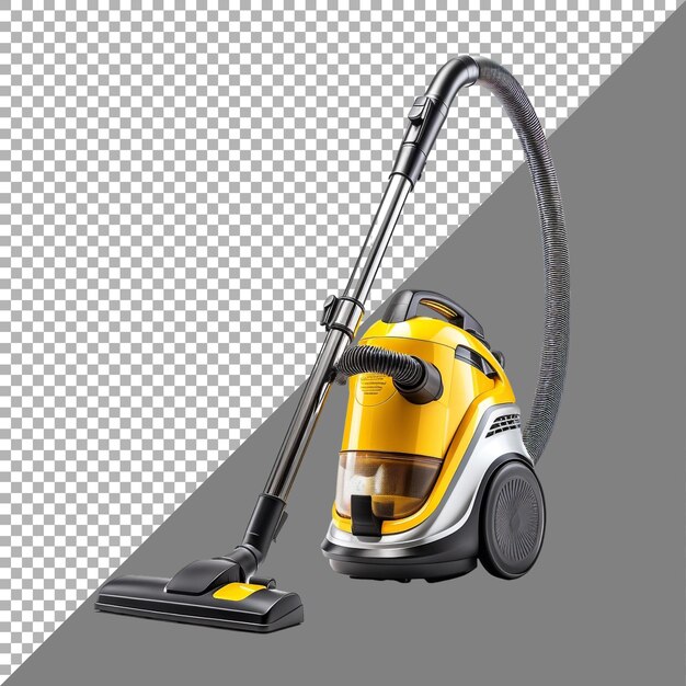 PSD vacuum cleaner contra um fundo transparente ai gerado