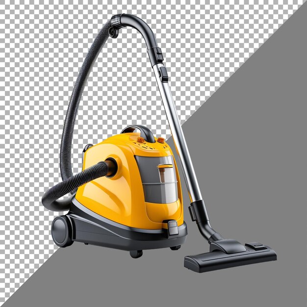 PSD vacuum cleaner contra um fundo transparente ai gerado