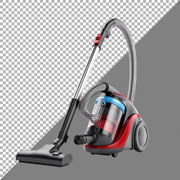 PSD vacuum cleaner contra um fundo transparente ai gerado