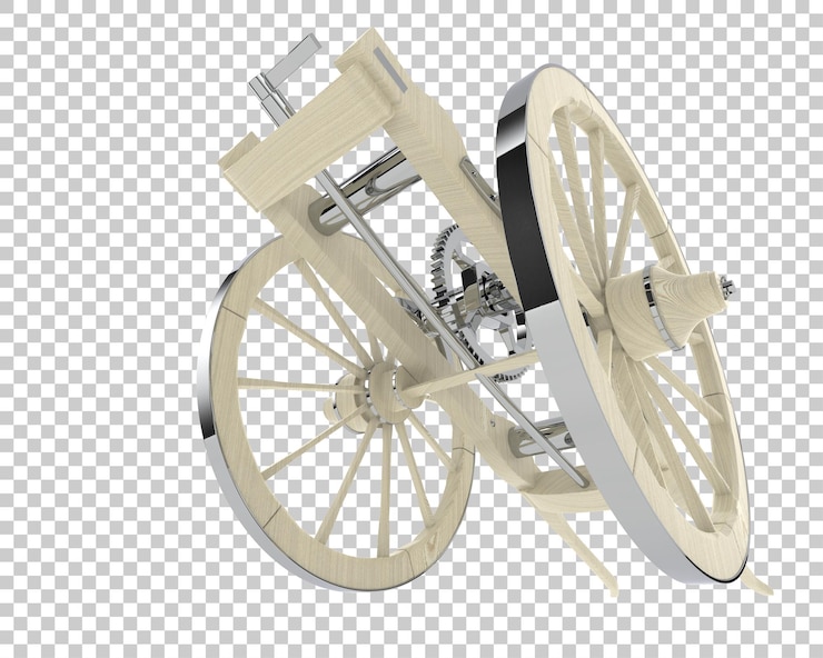 PSD el vagón aislado en el fondo de la ilustración de renderización 3d