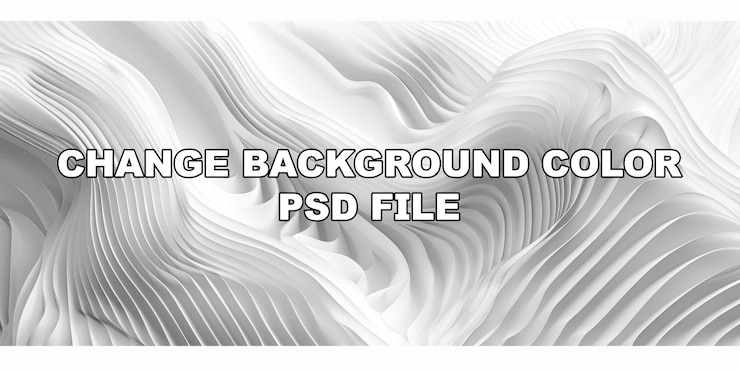 PSD une vague blanche et grise avec beaucoup de détails d'arrière-plan