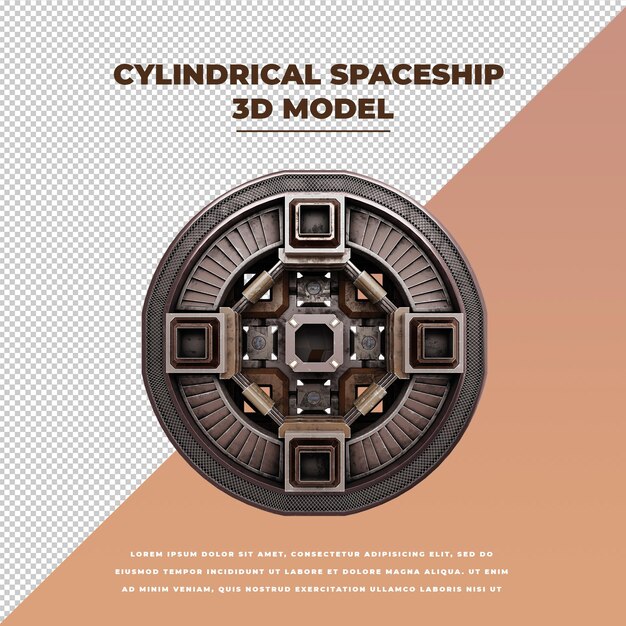 Vaisseau Spatial Cylindrique