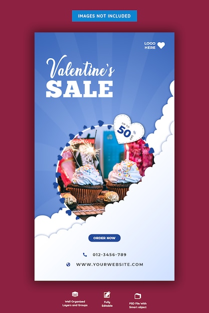 Valentine's sale instagram story